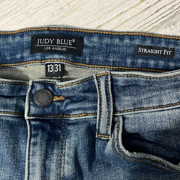 Judy Blue Straight Jeans Size 13/31 - Picture 5 of 10